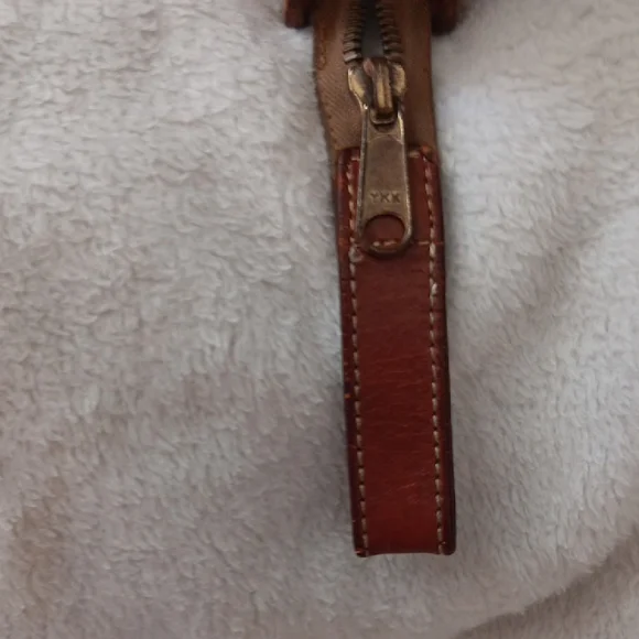 Celine Brown Toiletry Bag with Leather Trim - Picture 14 of 14